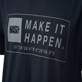 Maglietta Nash Make It Happen Coordinates Nero