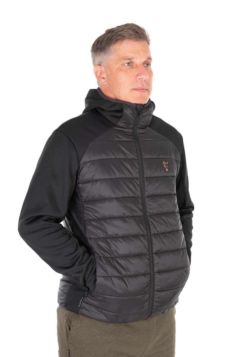 Chaqueta Fox Collection Hybrid Nero/Arancione