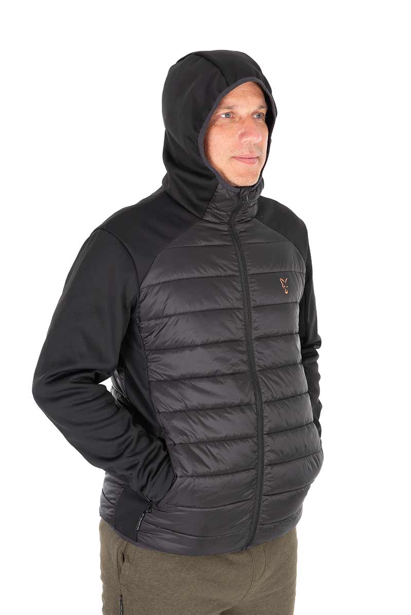 Chaqueta Fox Collection Hybrid Nero/Arancione