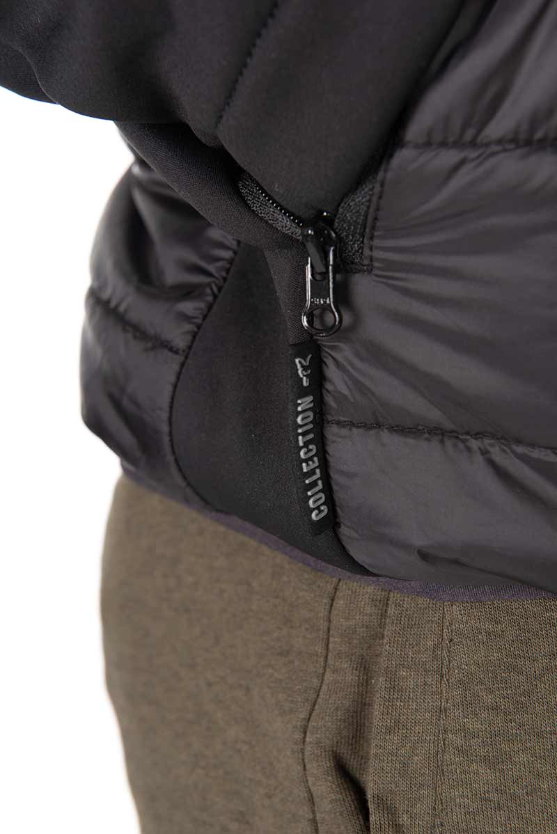 Chaqueta Fox Collection Hybrid Nero/Arancione