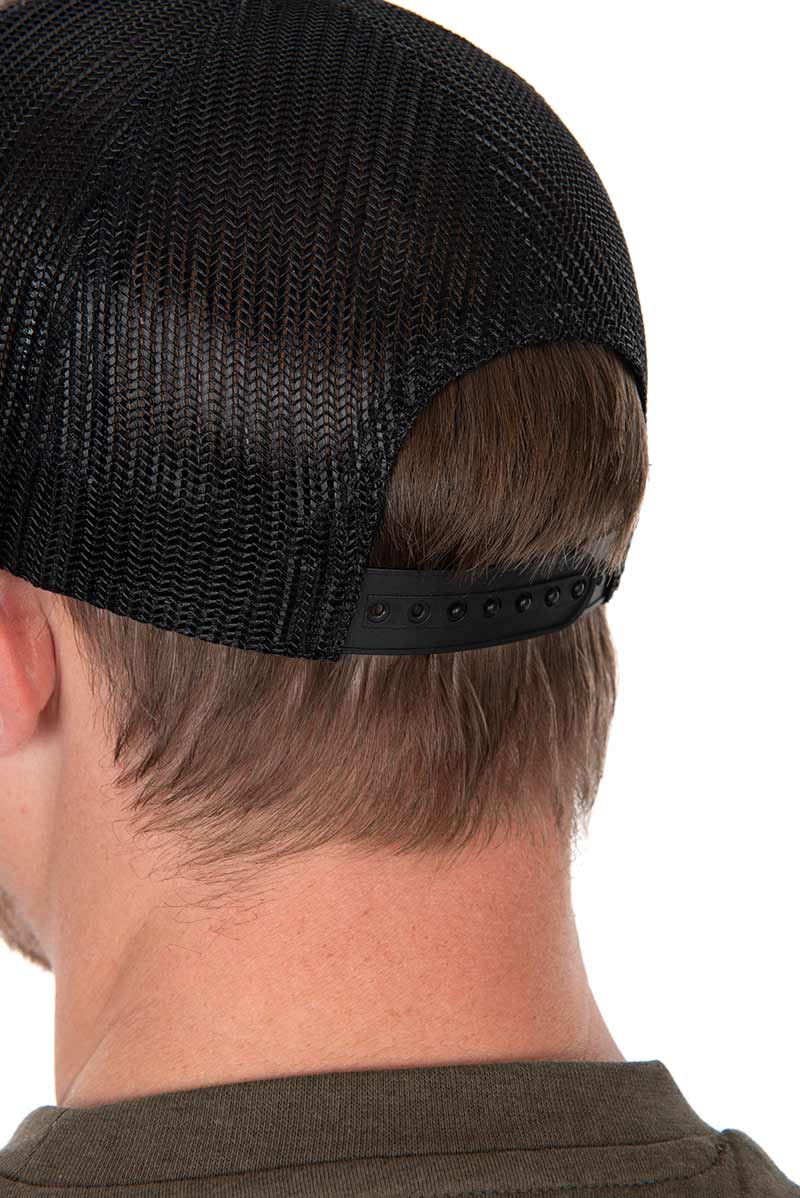 Gorra Fox Trucker Nero-camoscio
