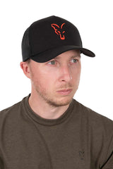 Gorra Fox Trucker Nero-Arancione