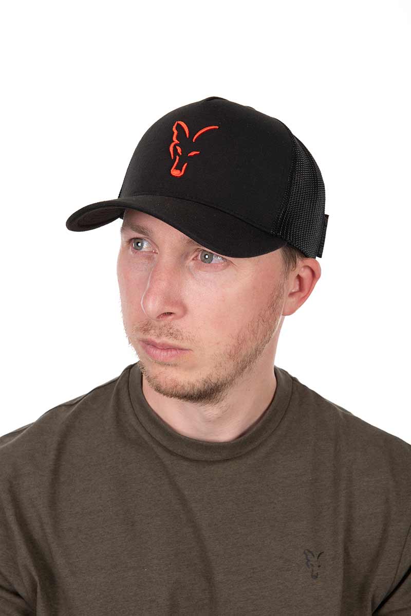 Gorra Fox Trucker Nero-Arancione