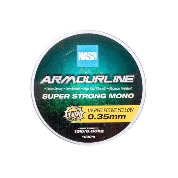 Il filo Nash Armourline Super Strong Giallo UV 1000 m