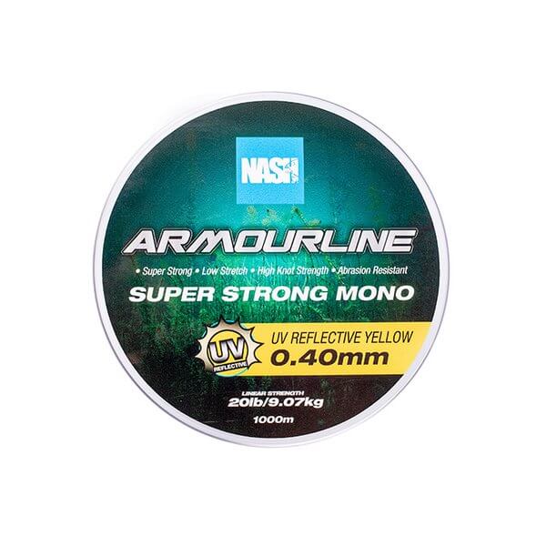 Il filo Nash Armourline Super Strong Giallo UV 1000 m