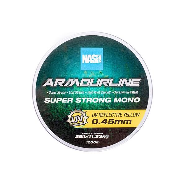 Il filo Nash Armourline Super Strong Giallo UV 1000 m
