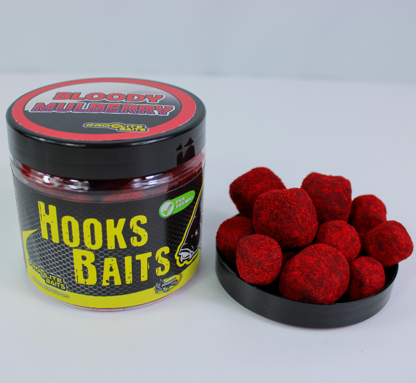 Gancio in polvere Pro Elite Baits Bloody Mulberry 14-20 mm