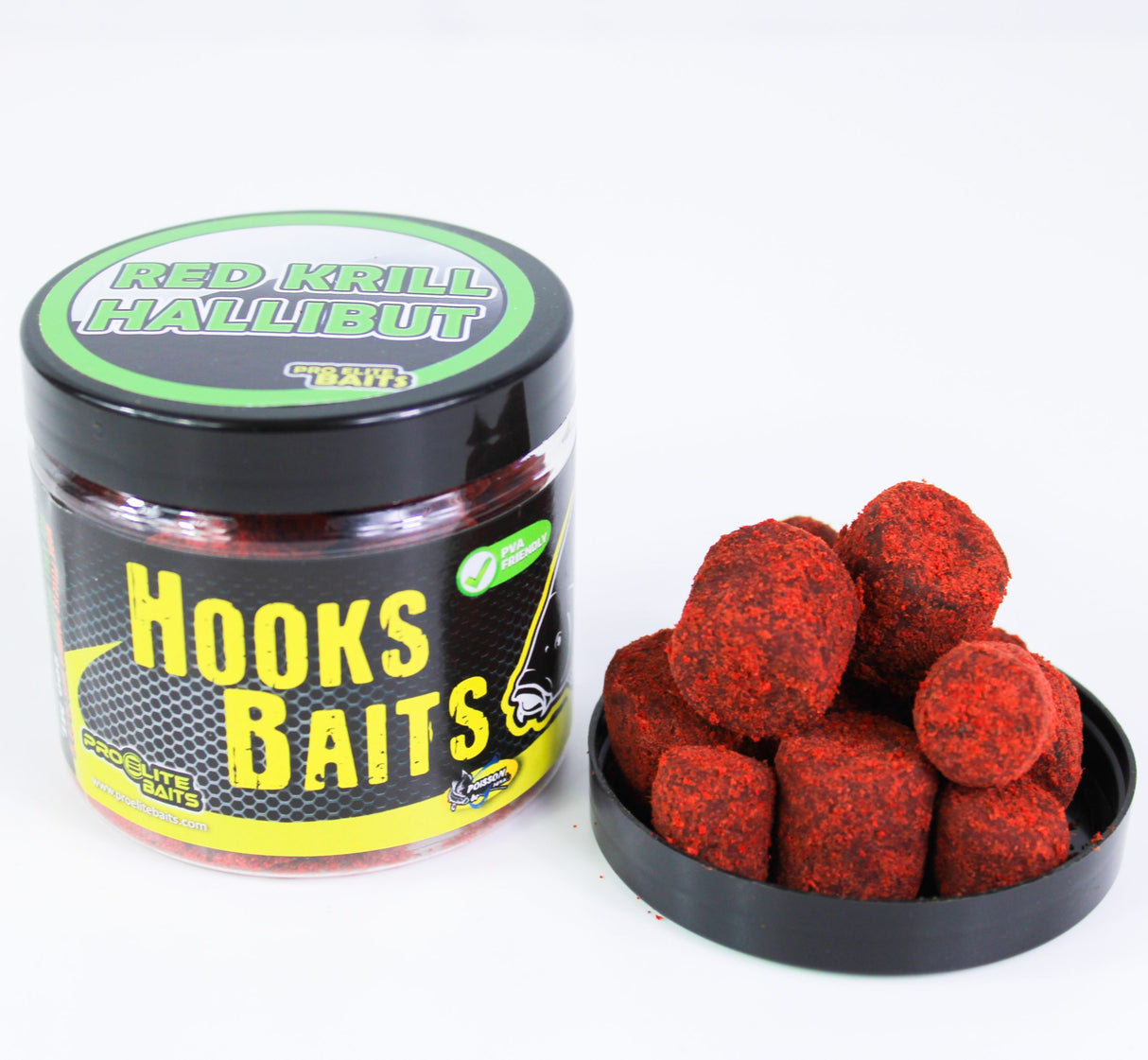 Gancio in polvere Pro Elite Baits Krill rosso Halibut 14-20 mm