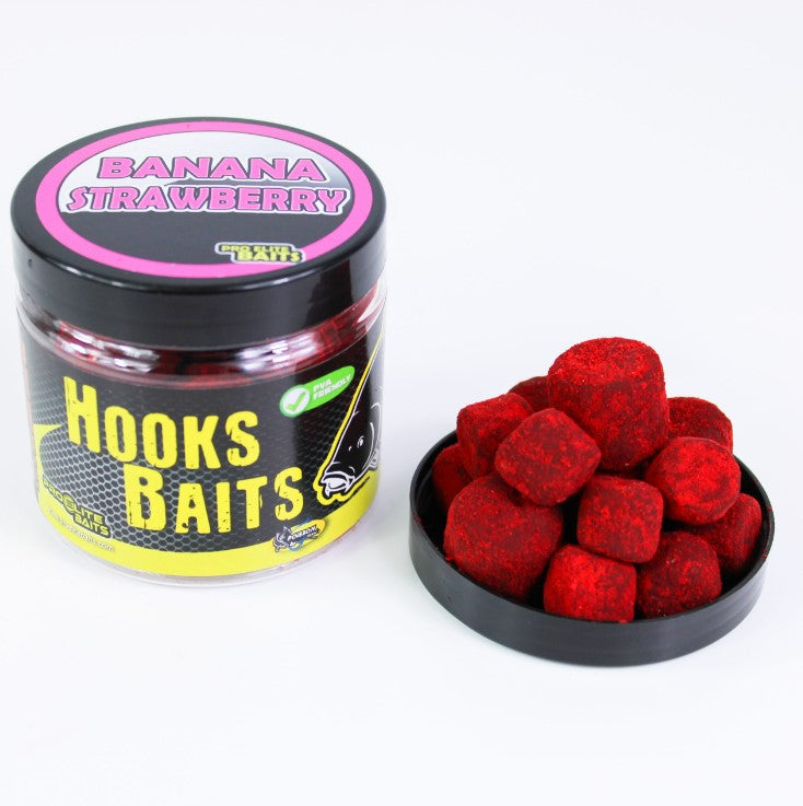 Gancio Pellets in polvere Pro Elite Baits Banana Strawberry 14-20 mm