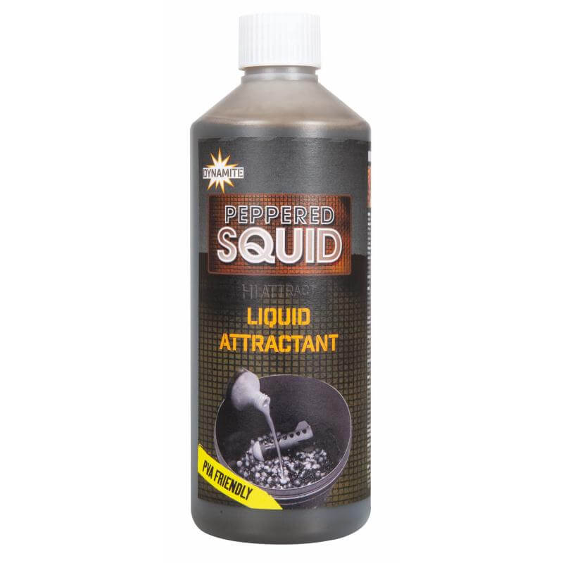 Liquido Dynamite Baits Peppered Squid 500 ml