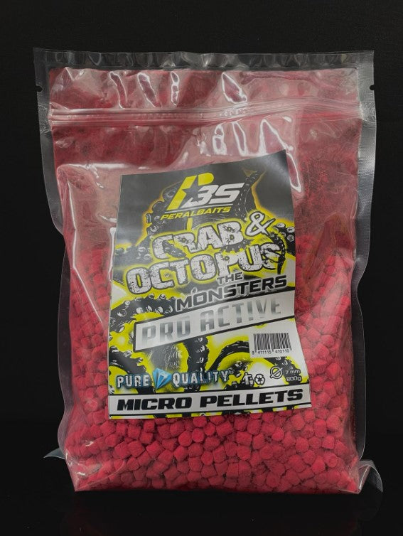 Micro Pellets Peralbaits Granchio Polpo 7 mm