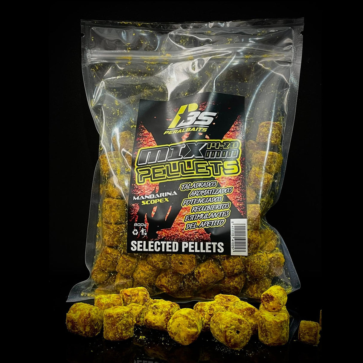 Miscela Pellets Peralbaits Mandarino Scopex 14-20 mm