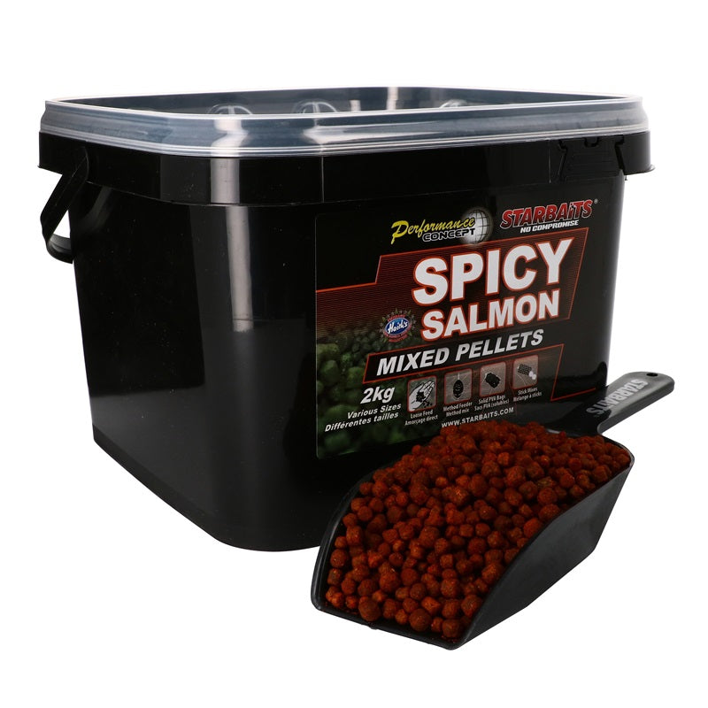 Miscela di pellet Starbaits Spicy Salmon 2 kg