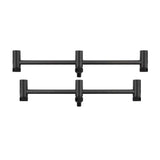 Confezione 2 Buzz bars regolabile Fox Black Label Carbonio 3 canne 22 - 25 cm