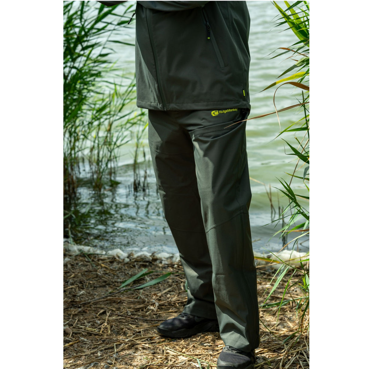 Pantaloni Ridge Monkey Impermeabile APEarel ThermaPro verde