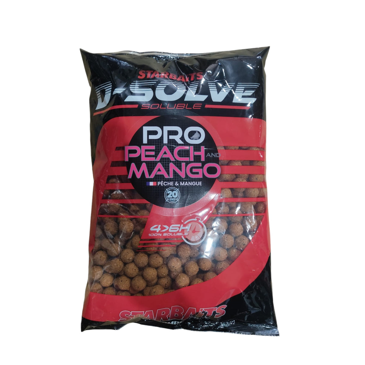 Boilies Starbaits Solubili Probiotic Peach Maniglia 20 mm 2,5 kg