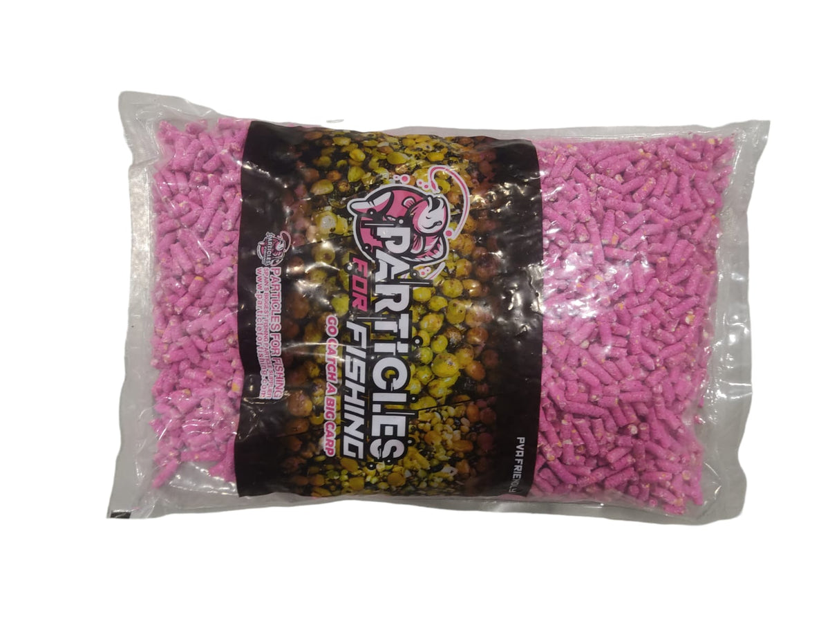 Pellet Fluminow Particles for Fishing Rosa 8 mm 5 Kg