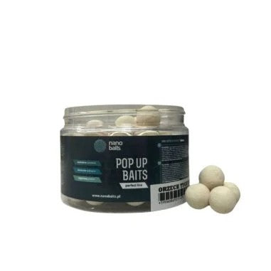 Pop Ups Nano Baits Squid Bianco 15 mm