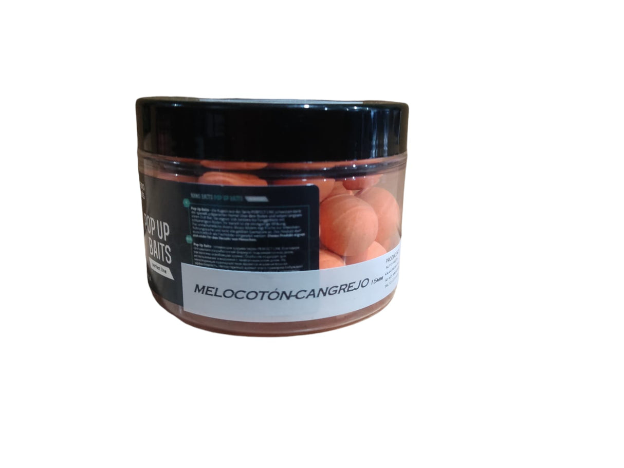 Pop Ups Nano Baits Peach Granchio Arancione 15 mm