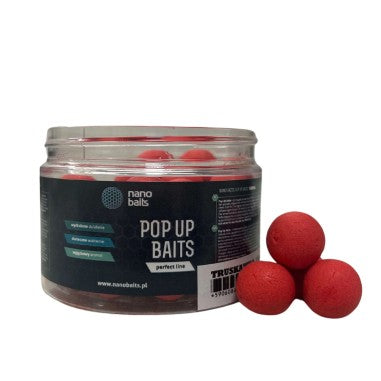 Pop Ups Nano Baits Verme sanguigno rosso 15 mm