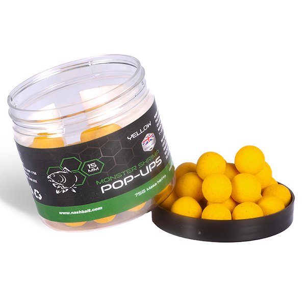 Pop Ups Nash Monster Shrimp 15 mm Giallo