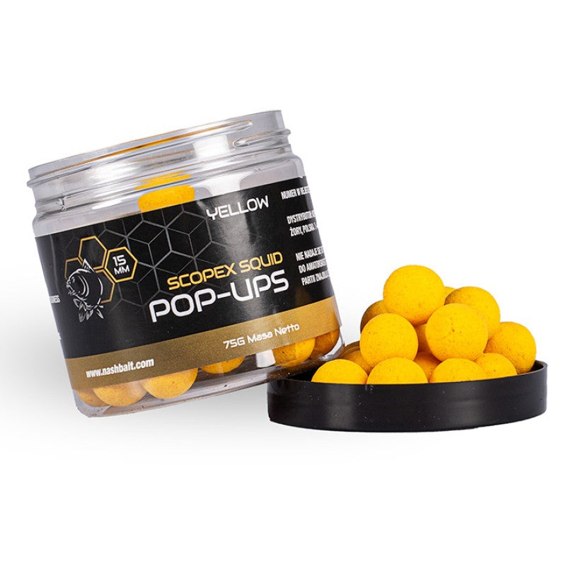 Pop Ups Nash Scopex Squid Giallo 15 mm