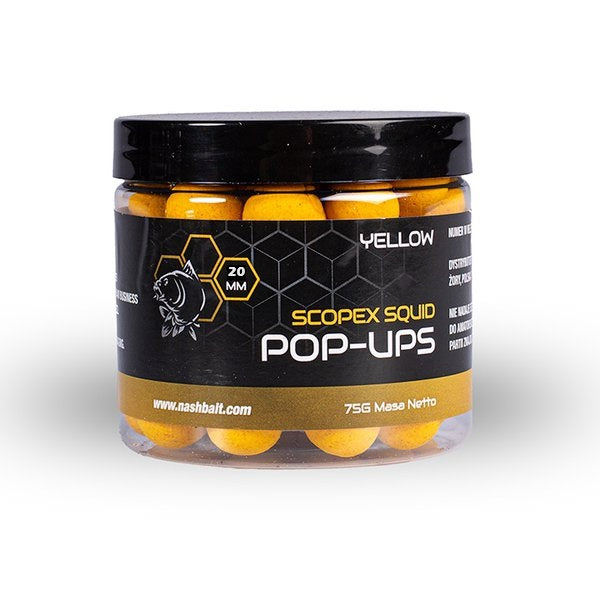 Pop Ups Nash Scopex Squid Giallo 20 mm