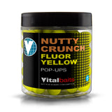 Pop ups Vitalbaits Nutty Crunch Giallo fluoro 18 mm