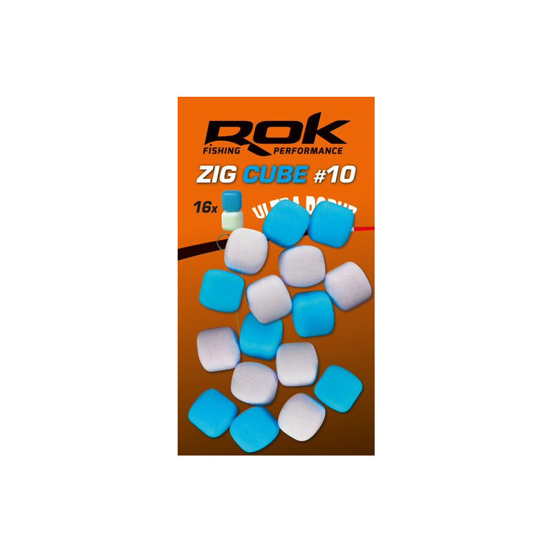 Pop up Cubo Zig Rok Fishing Blu/Bianco 10