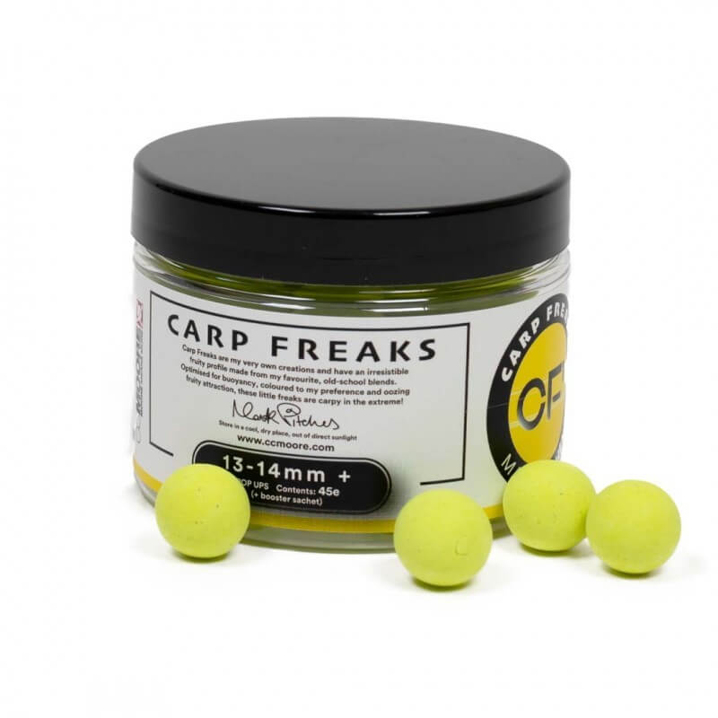 Pop ups Ccmoore Carp Freaks Yellow 13 - 14 mm