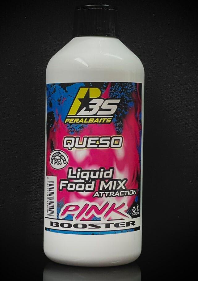 Liquido Peralbaits Booster Formaggio rosa 500 ml
