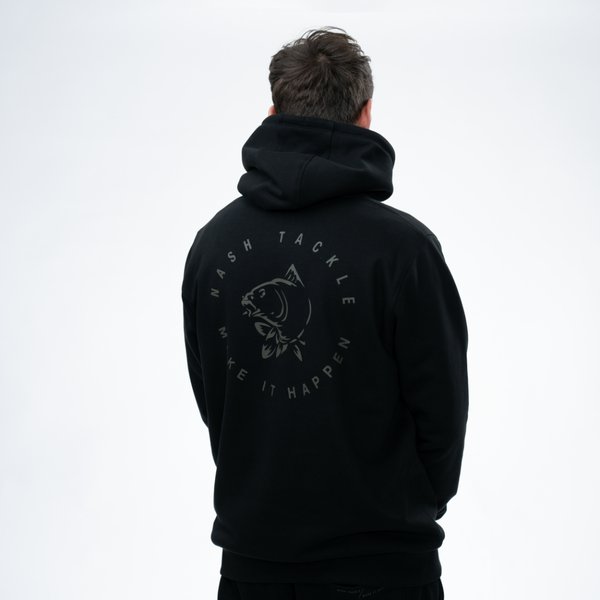Felpa Nash Make It Happen Carp Logo Nero