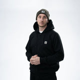 Felpa Nash Make It Happen con zip Nero