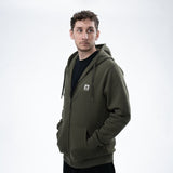Felpa Nash Make It Happen con zip Verde