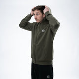 Felpa Nash Make It Happen con zip Verde