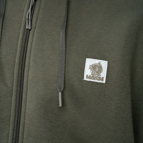 Felpa Nash Make It Happen con zip Verde
