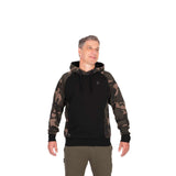 Felpa Fox 310 Felpa nera con cappuccio camo
