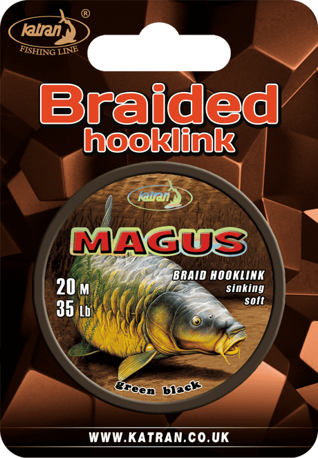 Trenzado Katran Coated Hooklink Magus 35 lb 20 m