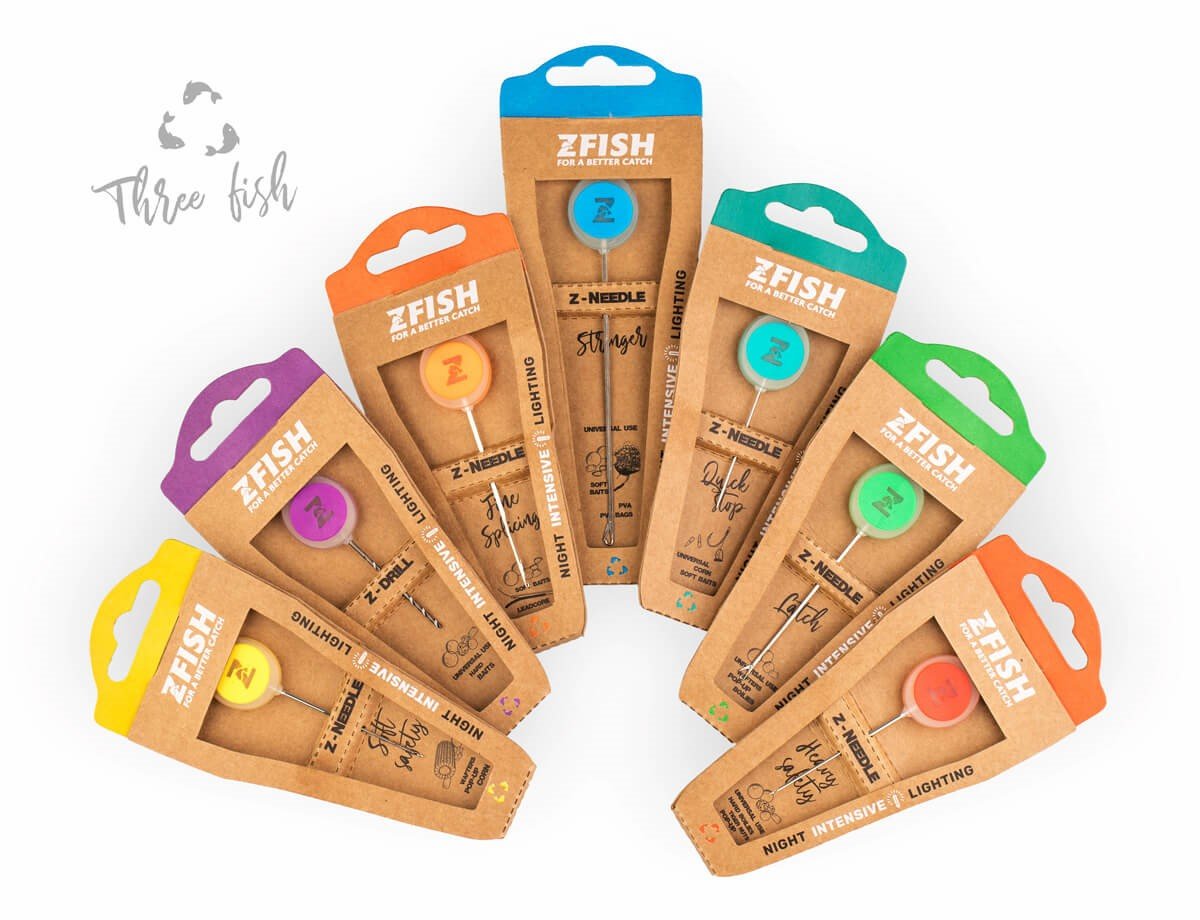 Aguja para cebos Zfish Azul - Tienda Carpfishing