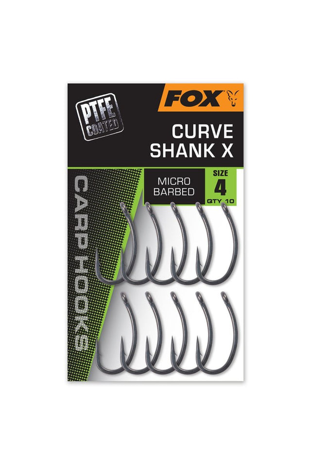 Anzuelos Fox Curve Shank X - Tienda Carpfishing