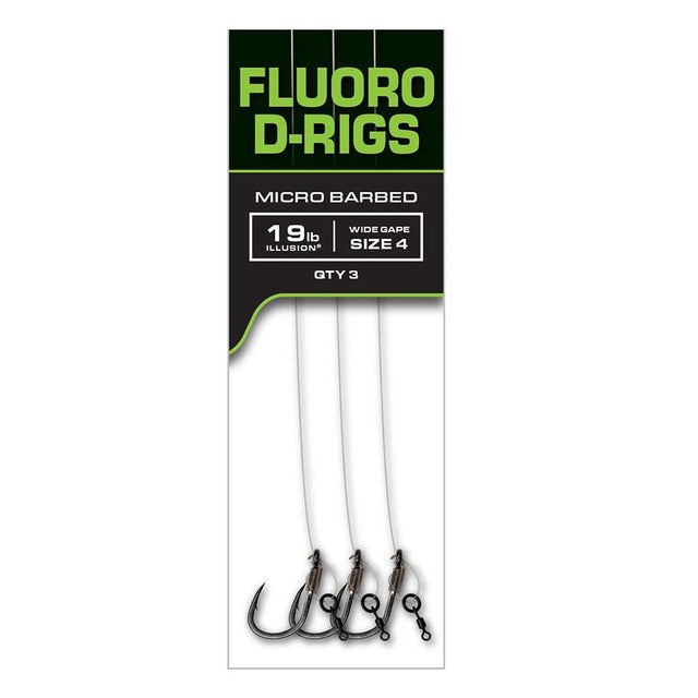 Anzuelos montados Fox Edges Fluoro D - Rig - Tienda Carpfishing