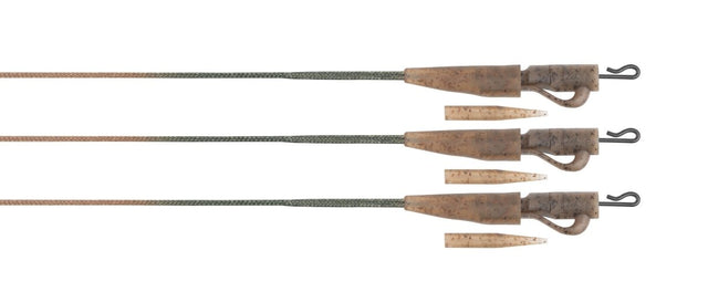 Bajos de línea montados Fox Edges Camo Leadcore Lead Clip 50 lb - Tienda Carpfishing