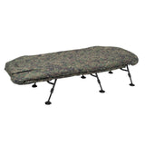 Bed Chair con saco de dormir Trakker RLX Camo 6 patas - Tienda Carpfishing