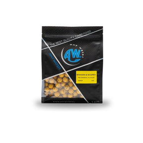 Boilies Any Water superiore Boilies Banane e Scopex 16mm 1Kg - Tienda Carpfishing