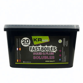 Boilies Solubles Krom Quality KR500 Squid & Plum 20 mm 3KG - Tienda Carpfishing