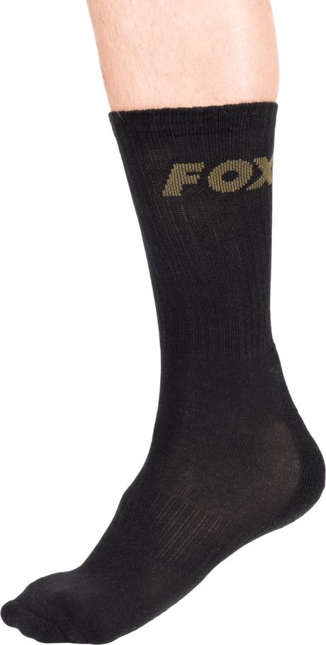 Calcetines Fox 3 - Pack Negros - Tienda Carpfishing