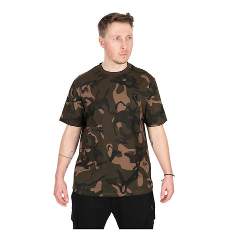 Camiseta Fox Camo T - Tienda Carpfishing