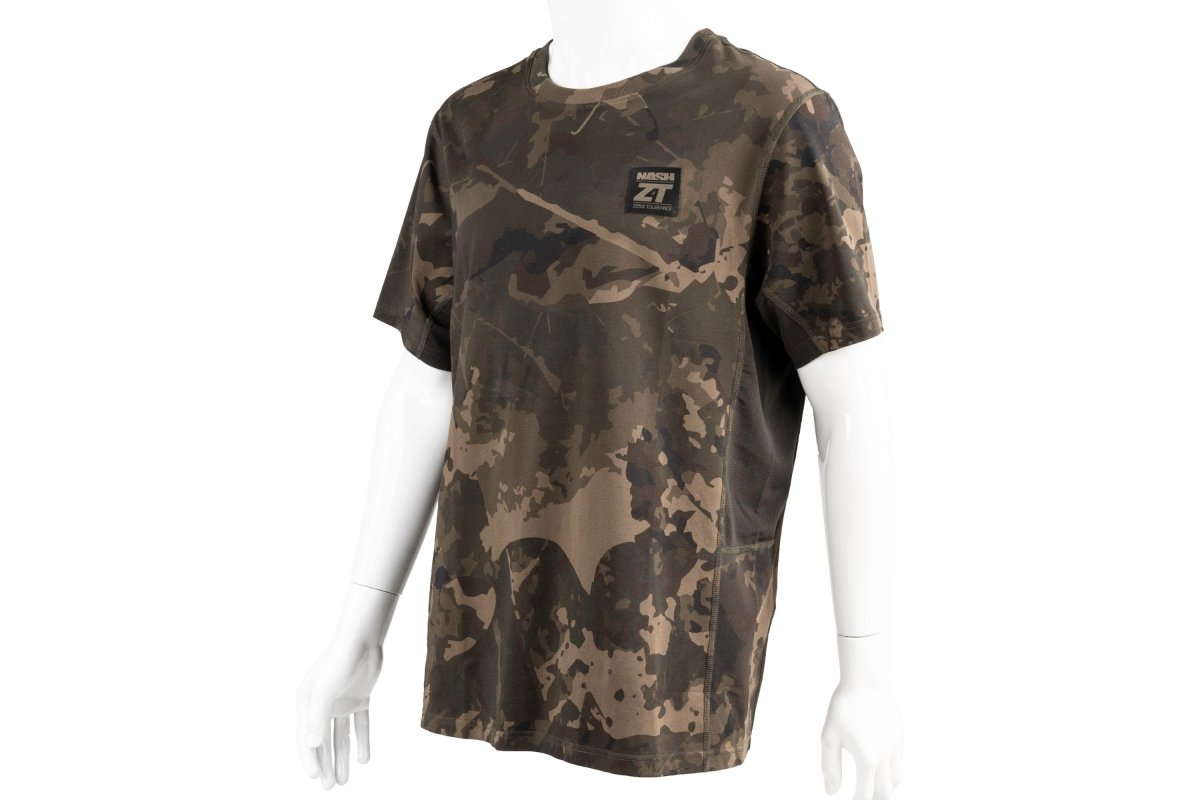 Camiseta Nash ZT Lite Luxe Camo - Tienda Carpfishing