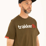 Camiseta Trakker CR Logo caqui - Tienda Carpfishing