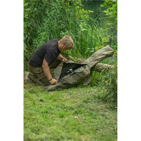 Cañero 3 cañas 12 pies Avid Carp RVS - Tienda Carpfishing